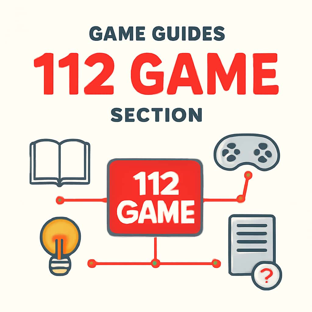 Diagram illustrating the installation process of the 112 Game app.