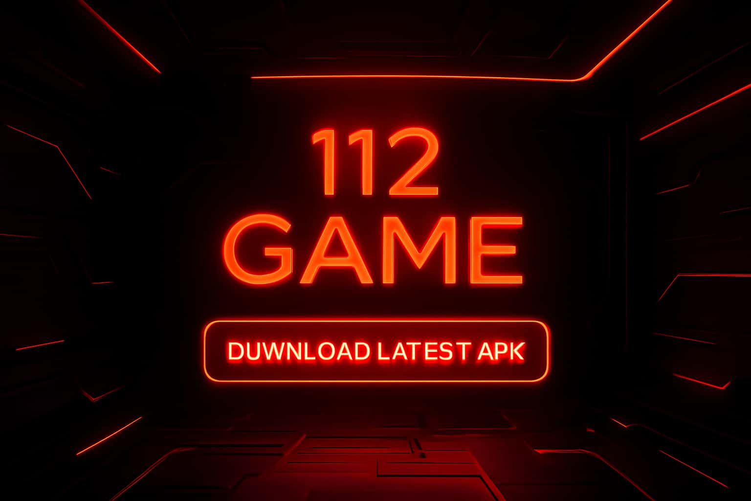 Futuristic gaming background with neon accents