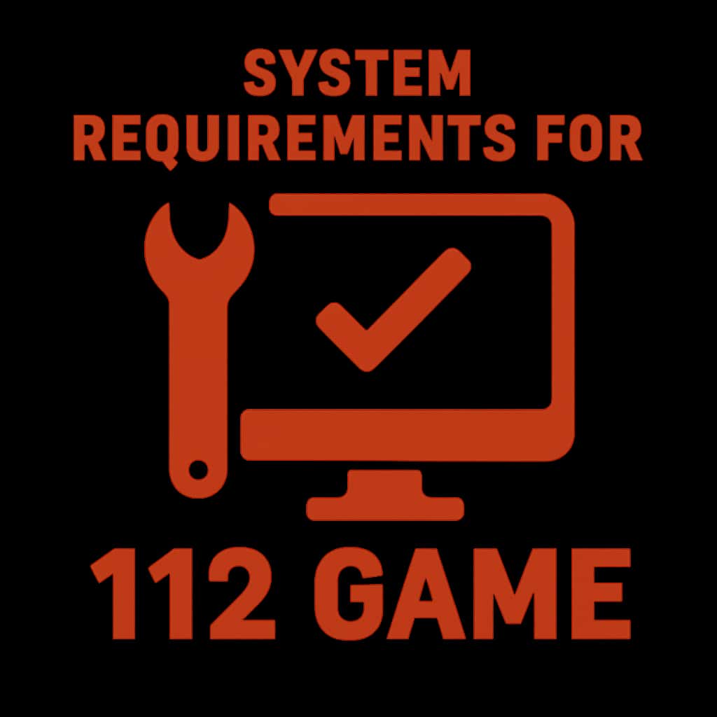 Icon representing 112 Game system requirements.