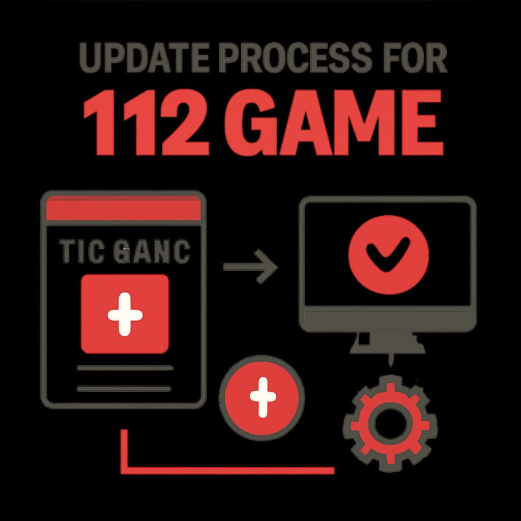 Diagram explaining the update steps for 112 Game.